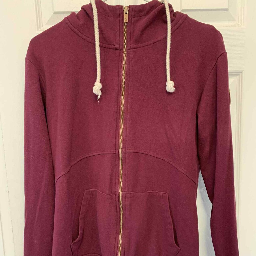 Women's AMPERSAND Avenue Hoodie Sweatshirt - Burgundy - Sz.S